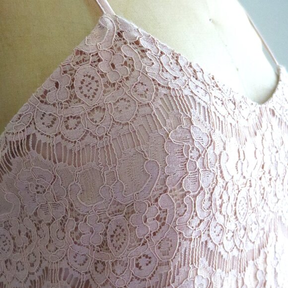 Lace Pink Mini Dress - Picture 8 of 11